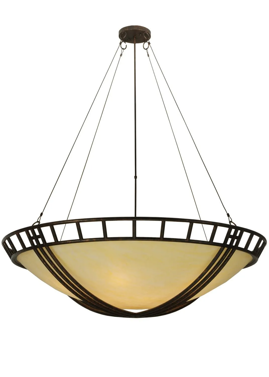 12 Light Inverted Pendant