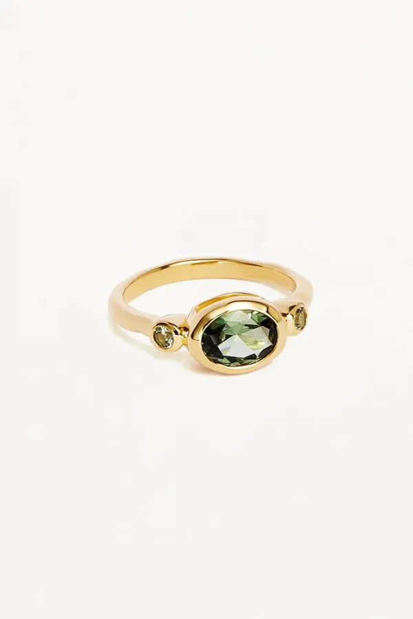 18k Gold Vermeil Radiant Soul Tourmaline Ring