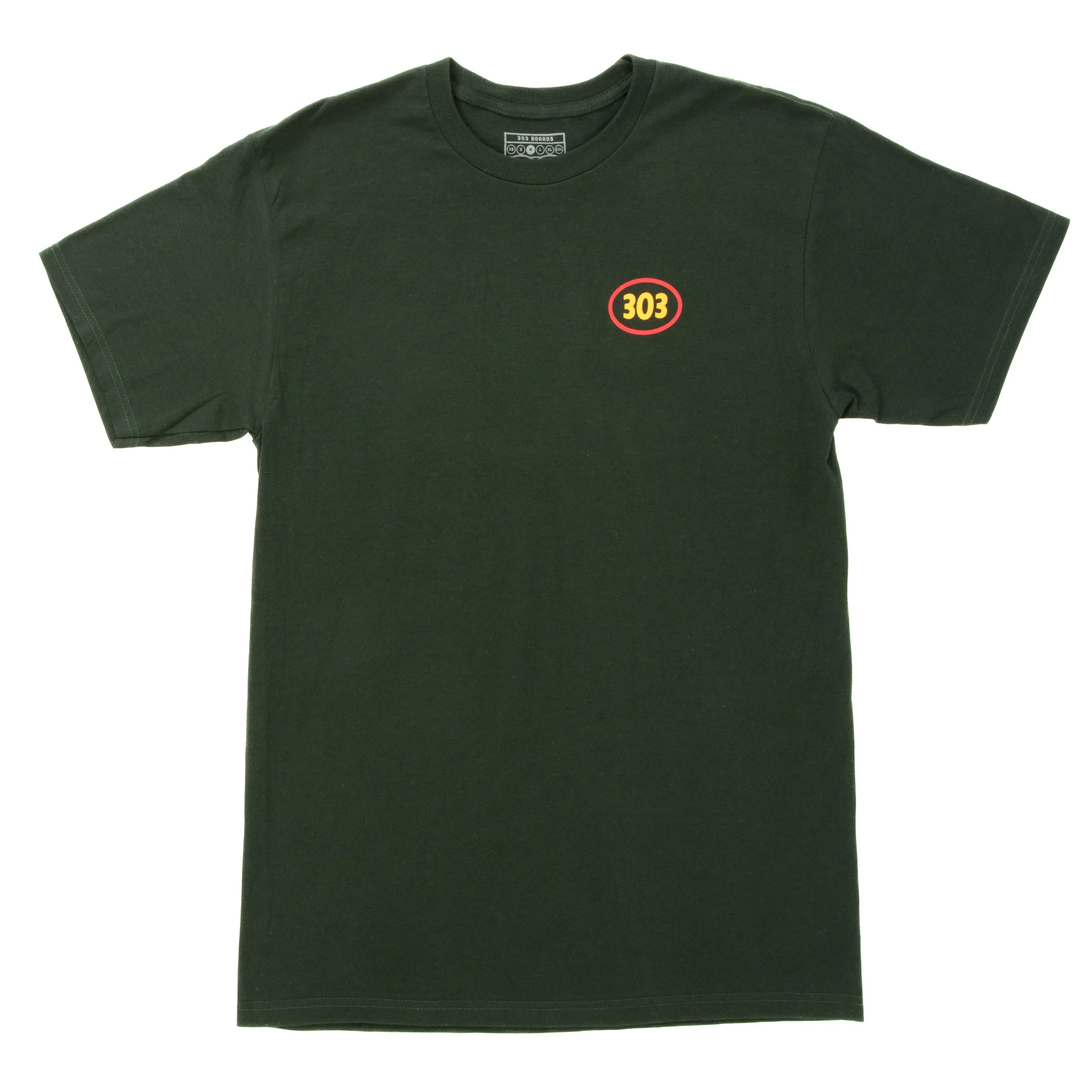 303 Boards - 303 Oval Bird Dog Tee (Forest Green)