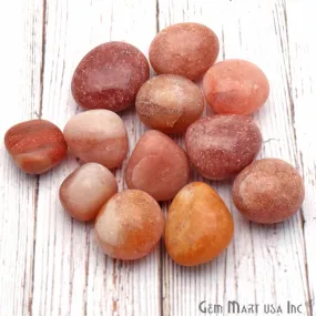 3.53oz Lot Sunstone Tumbled Reiki Healing Metaphysical Beach Spiritual Gemstone