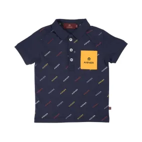 Aigner Kids Baby Boy's Navy Polo T-shirt