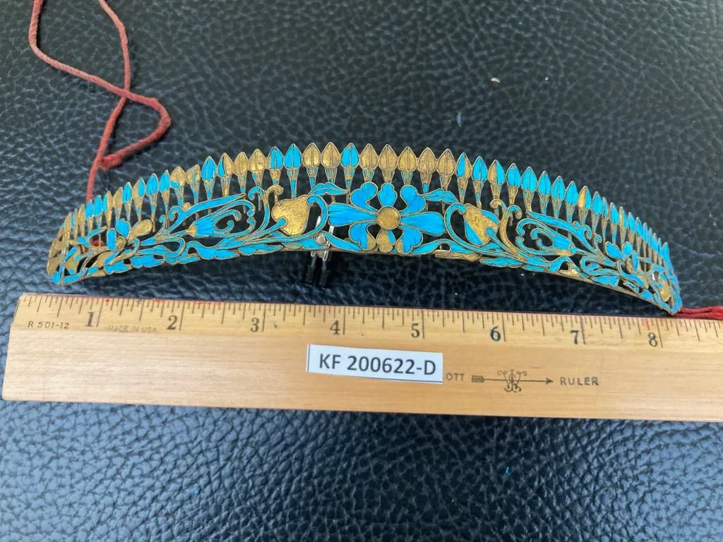 Antique Qing Dynasty Tian-Tsui Tiara 200622-D