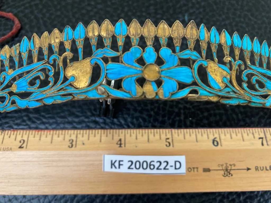 Antique Qing Dynasty Tian-Tsui Tiara 200622-D