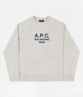 A.P.C. Rufus Crewneck Sweatshirt - Heather Ecru