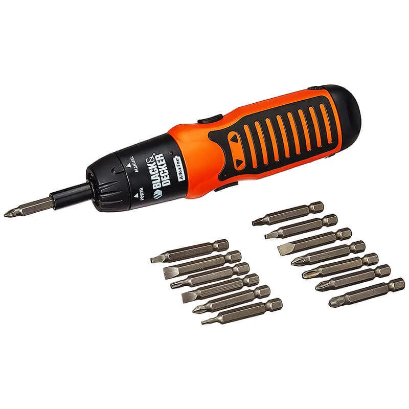 Black & Decker: A7073 AA Cells Powered Screwdriver Set