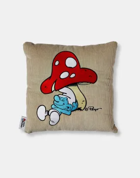 Butter Goods x The Smurfs Lazy Corduroy Pillow - Bone/Plaid