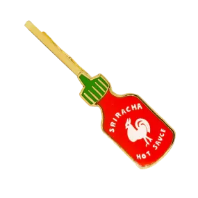 Cloisonné Hair Pin - Sriracha