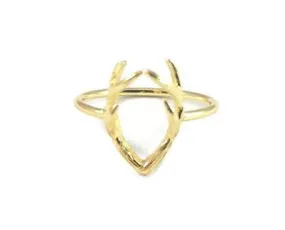 Deer Antler Ring