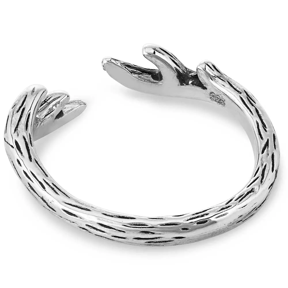 Embrace the Wild Antler Ring - Montana Silversmiths