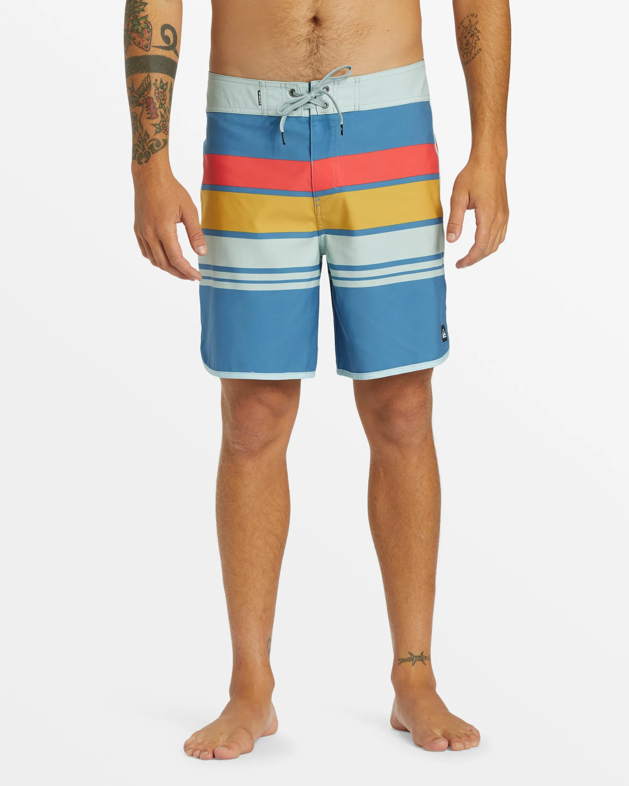 Everyday Stripe 19 Boardshorts - Star Sapphire