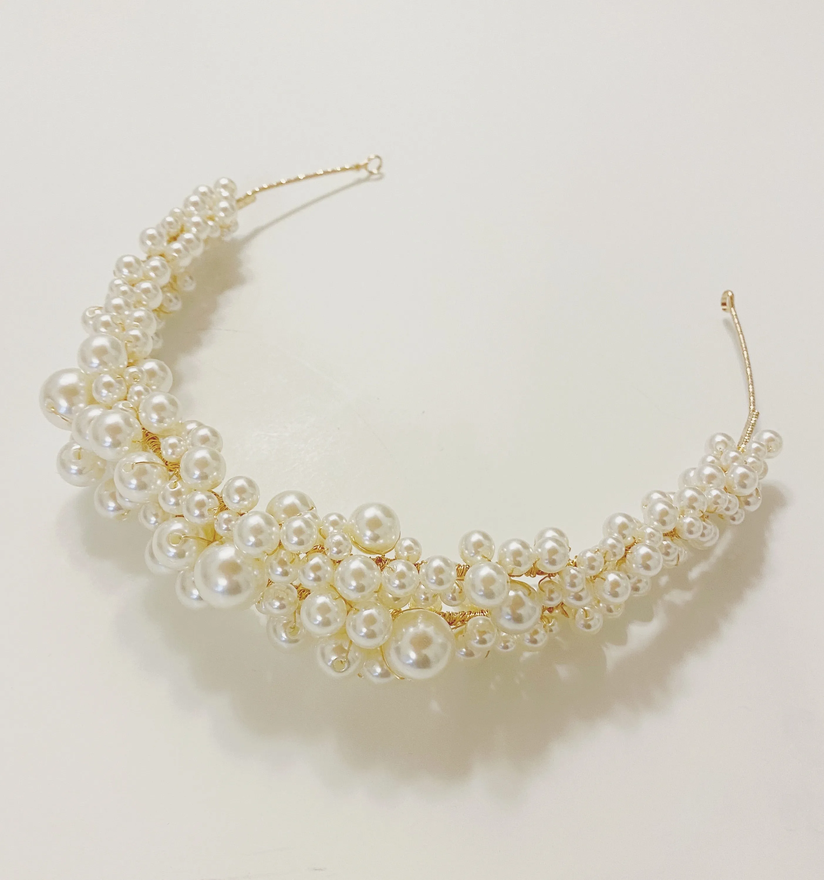 Fiola Pearl Crown Headband