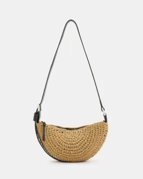 Half Moon Crochet Crossbody Bag