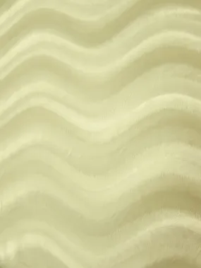 Ivory Velboa Solid Wavy Short Pile Fabric / Sold By The Yard