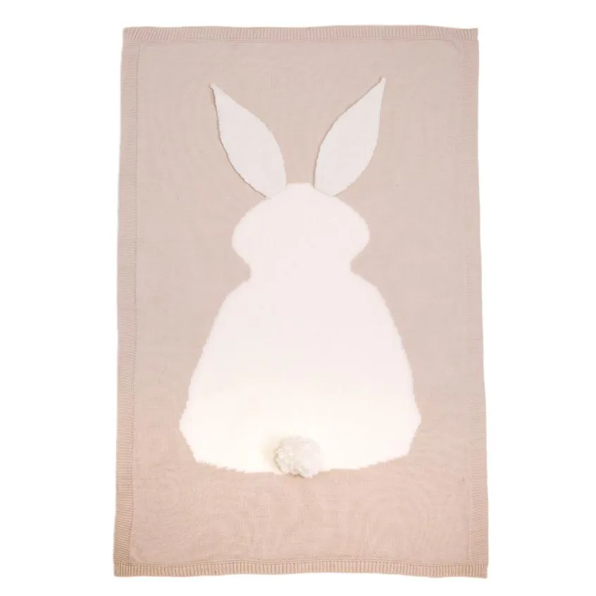 Kids Rabbit Knitting Baby Bed Bumper