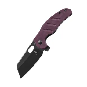 Kizer Mini Sheepdog C01c Liner lock Richlite Red V3488A5 (2.63 Black)