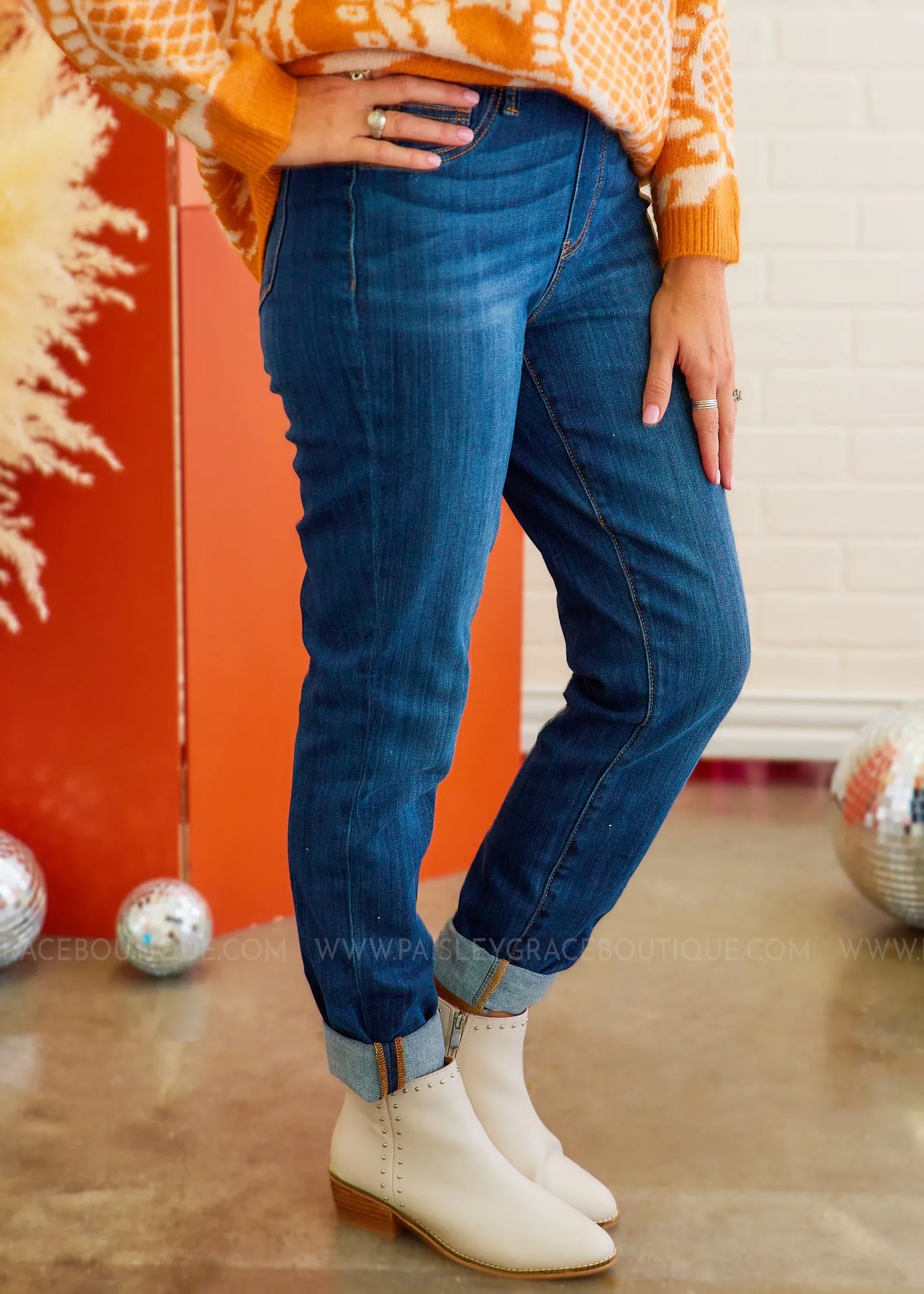 Macie/Rowena Pull- On Slim Jeans by Judy Blue - HOT RESTOCK