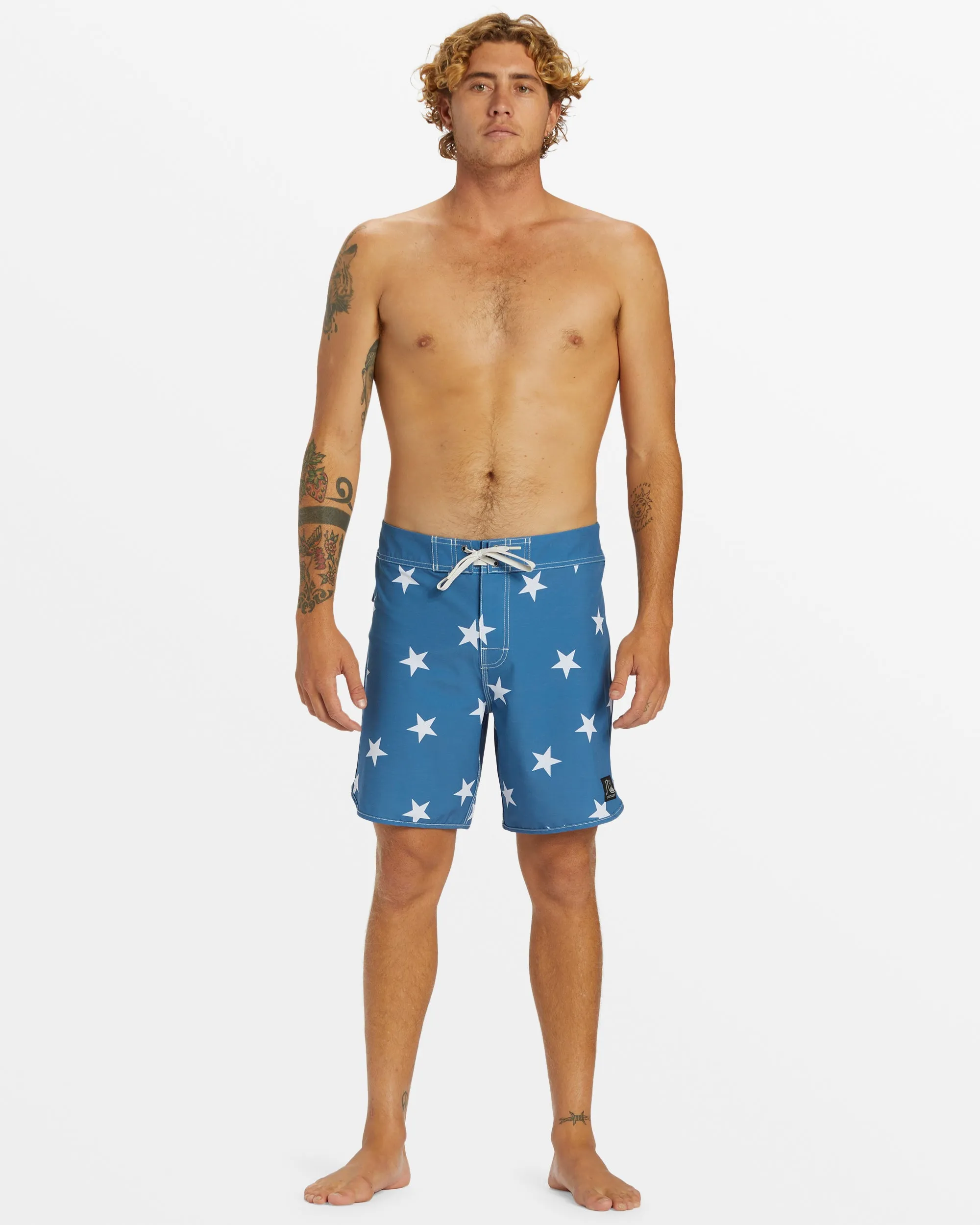 Original Scallop Jester 18 Boardshorts - Star Sapphire