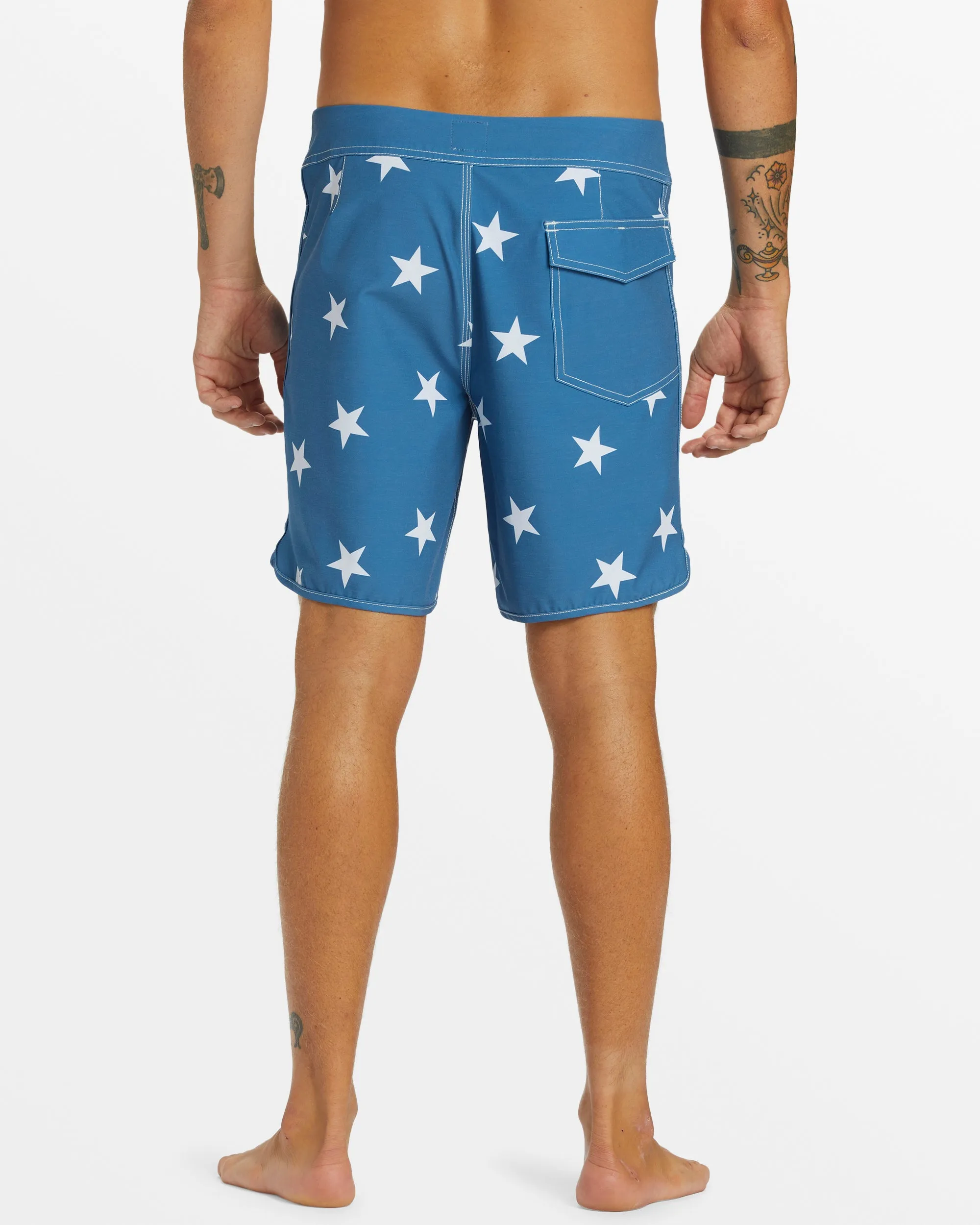 Original Scallop Jester 18 Boardshorts - Star Sapphire