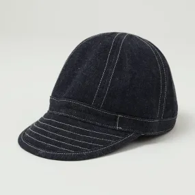 Warehouse & Co 'Duck Digger' 5242 Denim Cap - One Wash