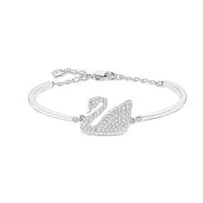 Yellow Chimes A5 Grade Crystal Classic Love Symbol-Swan Bracelet for Women and Girls